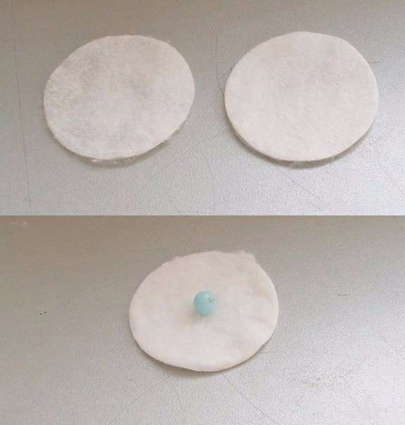 DIY moederdag knutselen van wattenschijfjes