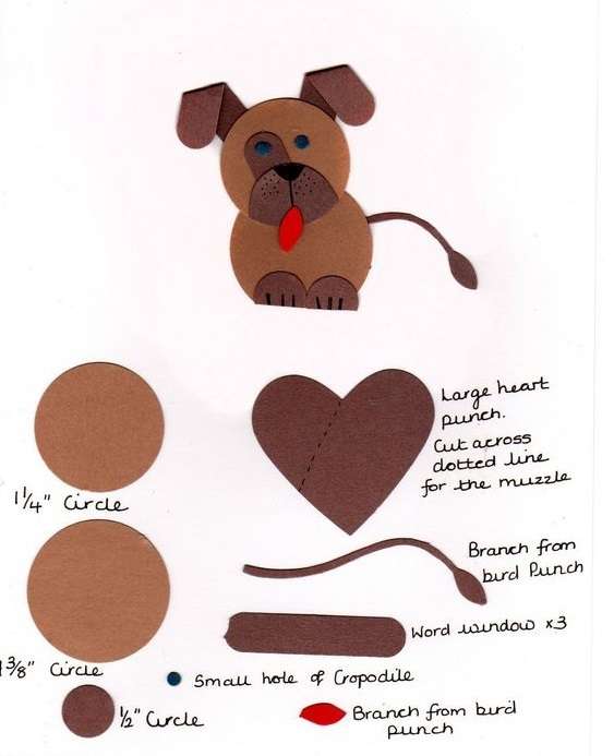 happy new year card with dog