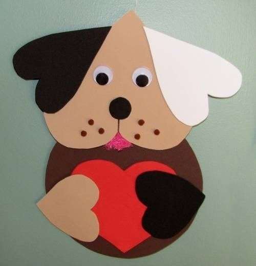 happy new year card with dog