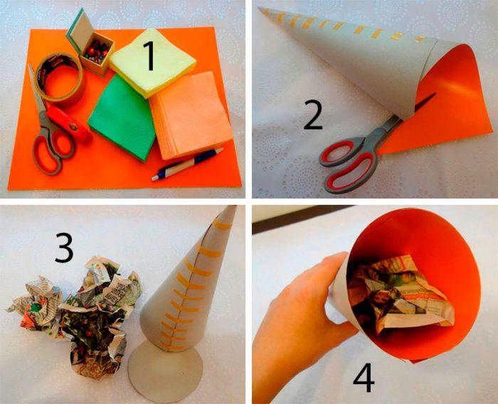 DIY papierowe rzemiosło na serwetki