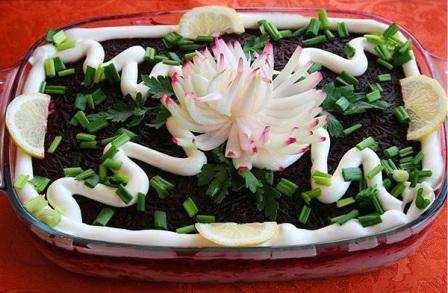 Декорации от цветя, лебеди, плодове и зеленчуци. Стъпка по стъпка с фоторезба