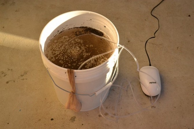 How to make aerated compost tea