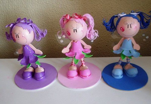 Foamiran dolls: do-it-yourself photo master class