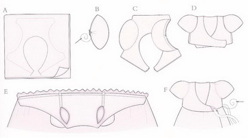 Gezicht - onderscheidt Tilda van andere textielpoppen.