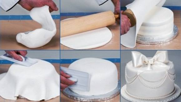 Домашен мастик за торта: стъпка по стъпка рецепти, примери за снимки, видео