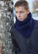 Мъжки шалове: снимков преглед на моделите на марката - кой модел да изберете за мъж, мъжки шалове с игли за плетене, схеми