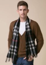 Szaliki męskie: foto-przegląd modeli marki - jaki model wybrać dla mężczyzny, szaliki męskie z drutami, schematy