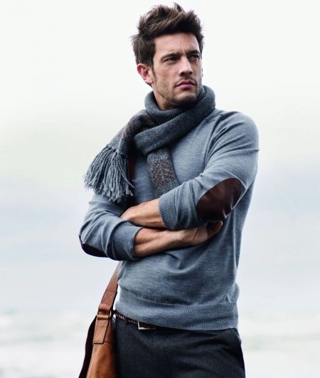 Szaliki męskie: foto-przegląd modeli marki - jaki model wybrać dla mężczyzny, szaliki męskie z drutami, schematy