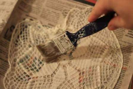 Let's start making a ball from a napkin