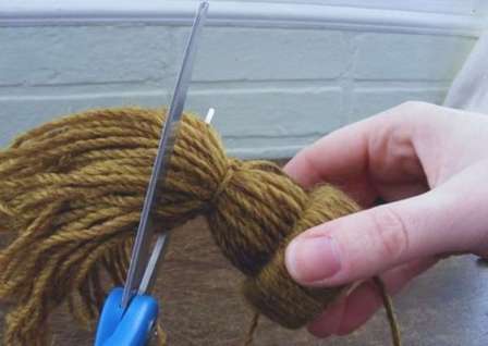 cut the remaining threads