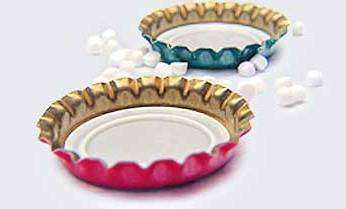 Preparing beer caps