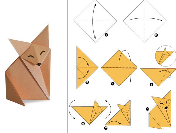 Origamipapier voor kinderen - de beste doe-het-zelf-ambachten