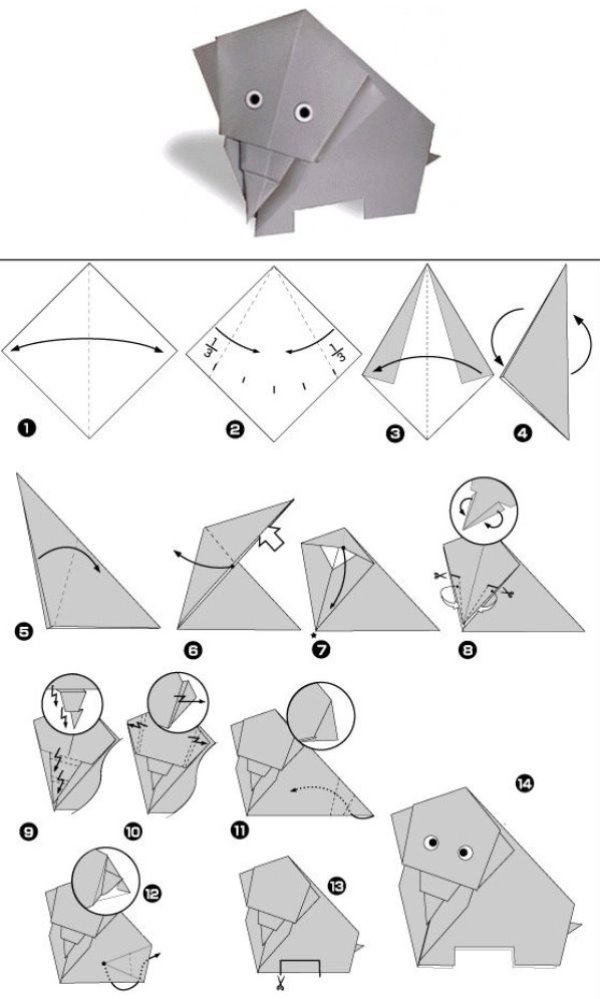 Origamipapier voor kinderen - de beste doe-het-zelf-ambachten