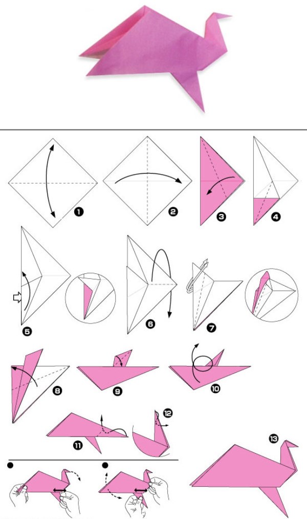 Origamipapier voor kinderen - de beste doe-het-zelf-ambachten