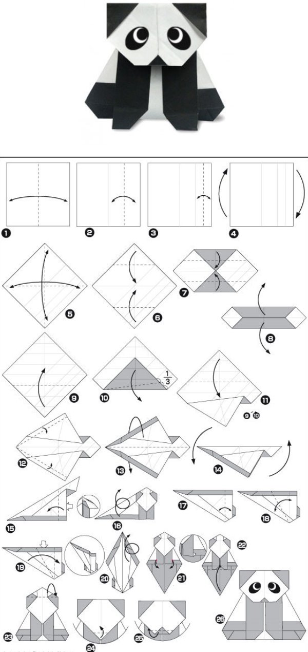 Origamipapier voor kinderen - de beste doe-het-zelf-ambachten