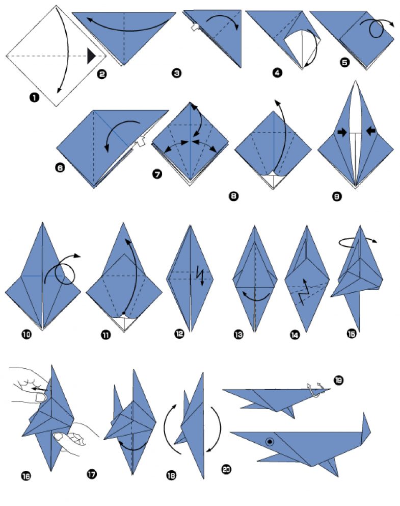 Origamipapier voor kinderen - de beste doe-het-zelf-ambachten