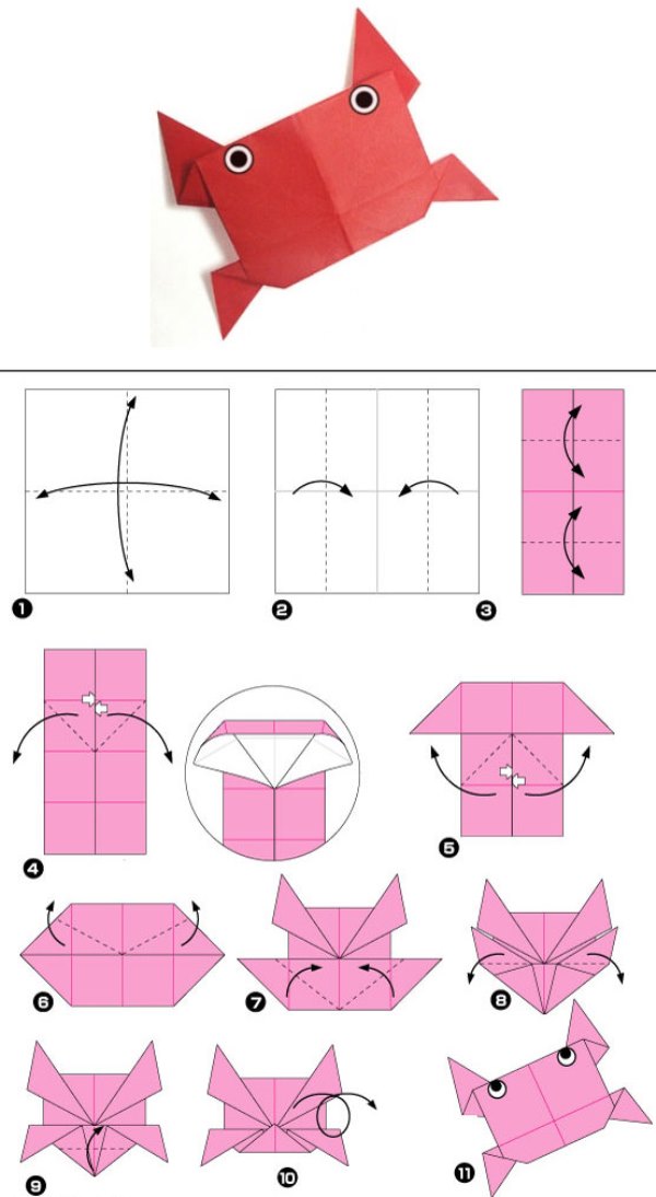 Origamipapier voor kinderen - de beste doe-het-zelf-ambachten