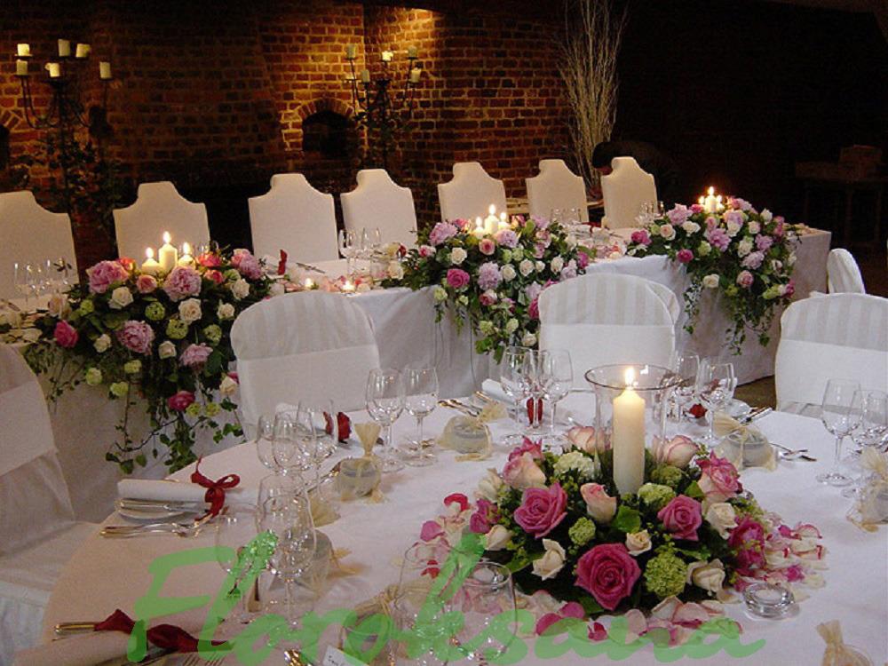 flowers wedding table decor