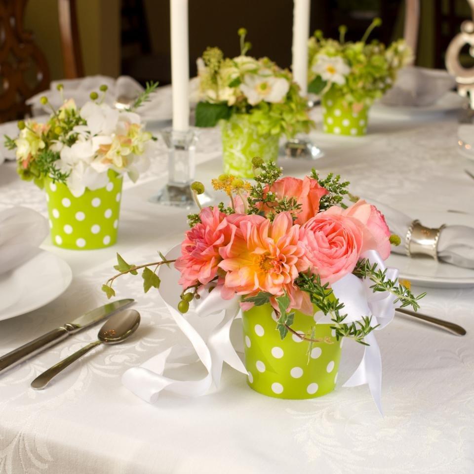 DIY wedding table decoration