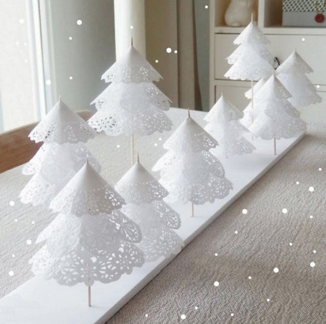 Great ideas on how to make a Christmas tree with your own hands