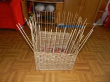 Weaving baskets and other interior items from newspaper tubes: master classes, video instructions