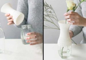 Красива и необичайна ваза „направи си сам“
