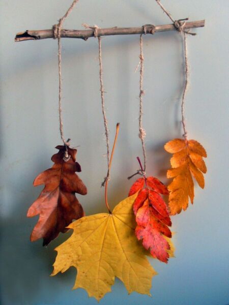 Направи си сам есенни занаяти от листа (всички нови артикули за детска градина и ученици) етап 55