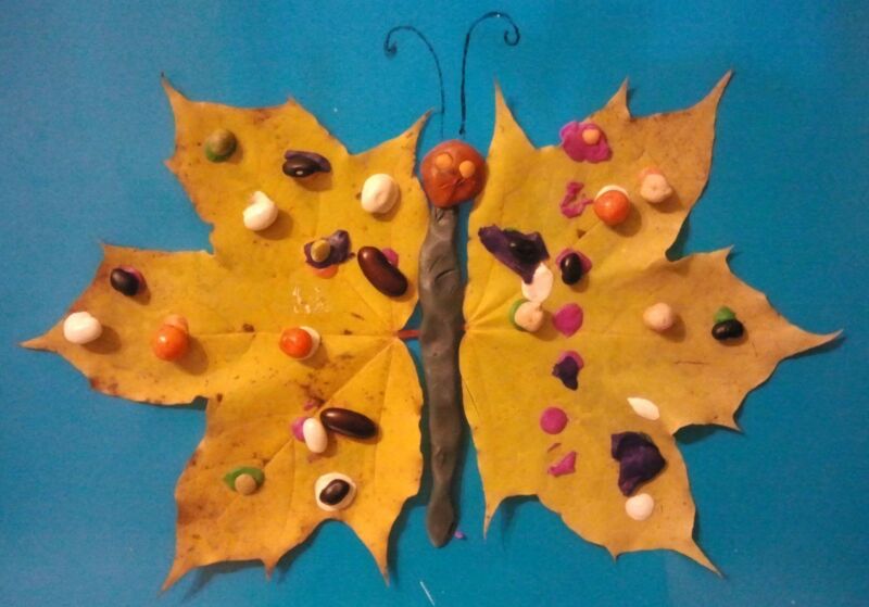 Направи си сам есенни занаяти от листа (всички нови артикули за деца в детска градина и училище) етап 21