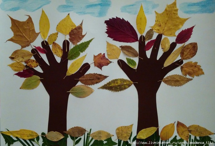 Направи си сам есенни занаяти от листа (всички нови артикули за детска градина и ученици) етап 26