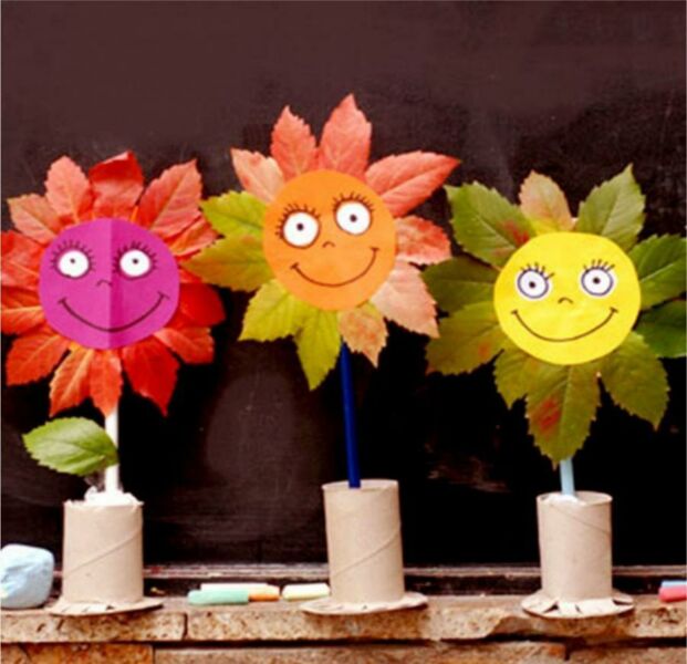 Направи си сам есенни занаяти от листа (всички нови артикули за детска градина и ученици) етап 6
