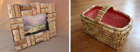 Using all of the above methods of creating products from wine and champagne corks, you can make an organizer for jewelry with your own hands,