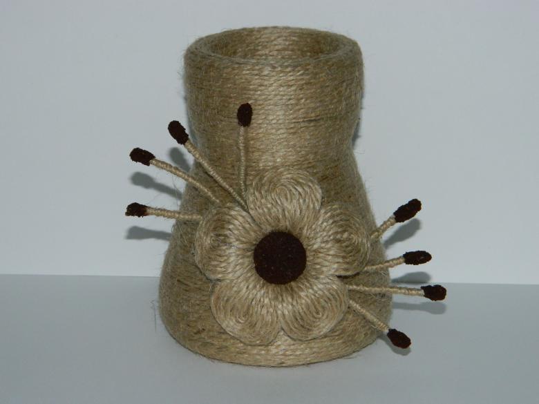 Twine crafts: original ideas and options for using threads to create crafts