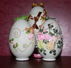 Eggshell crafts: photo examples of the best works and a description of their manufacture