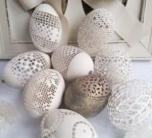 Eggshell crafts: photo examples of the best works and a description of their manufacture