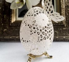 Eggshell crafts: photo examples of the best works and a description of their manufacture