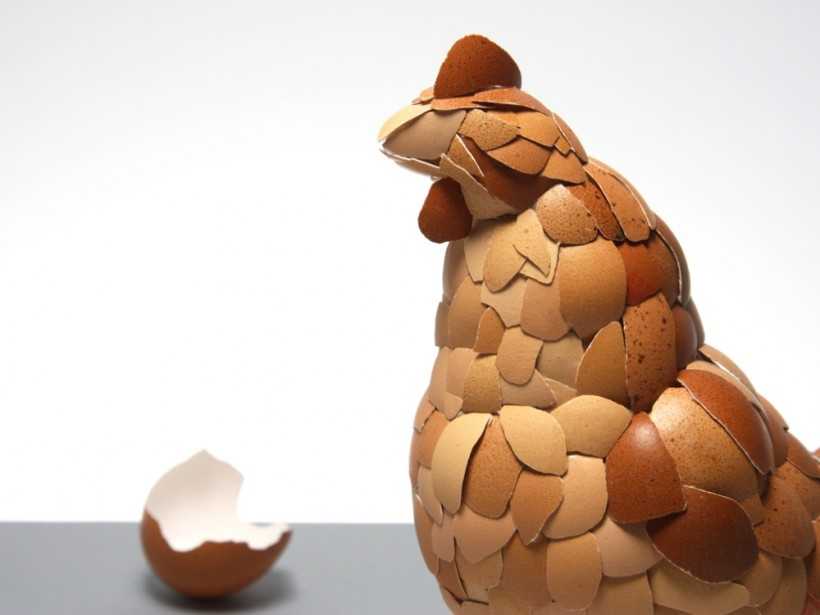 Eggshell crafts: photo examples of the best works and a description of their manufacture