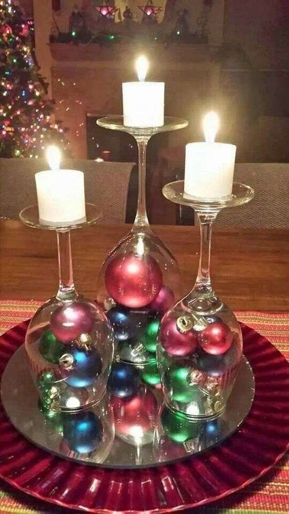 świecznik ze szkła własnymi rękami na nowy rok