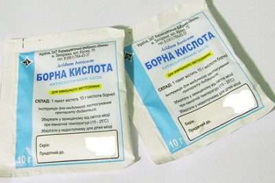 Борна киселина за растения, използвайте като тор