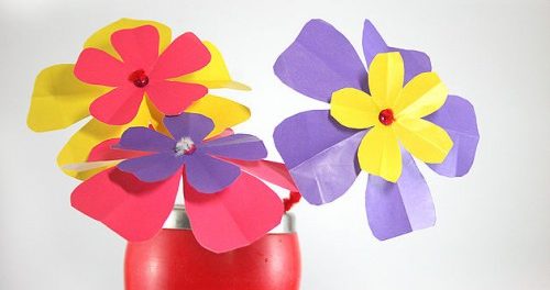 crafts for school from colored paper