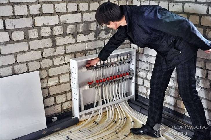 How to adjust the warm floor