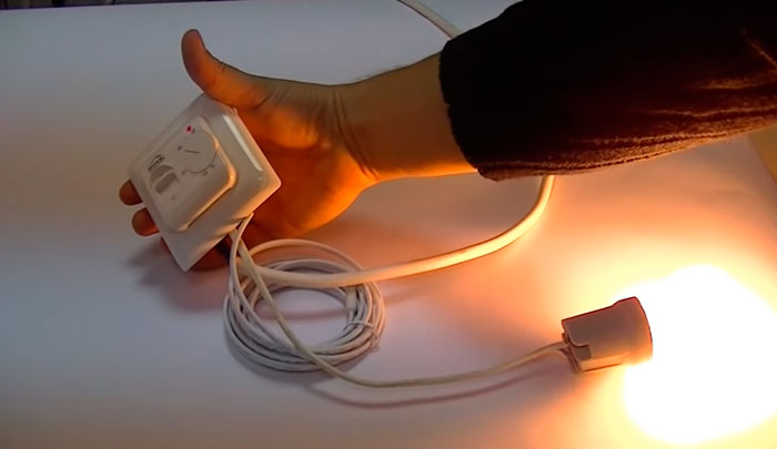 how to check the thermostat of a warm floor with your own hands