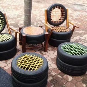 Gumiabroncs székek