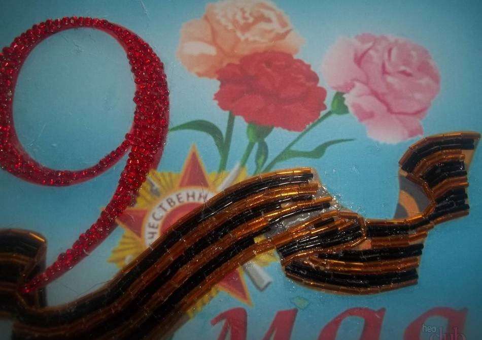 kralen knutselen voor 9 mei