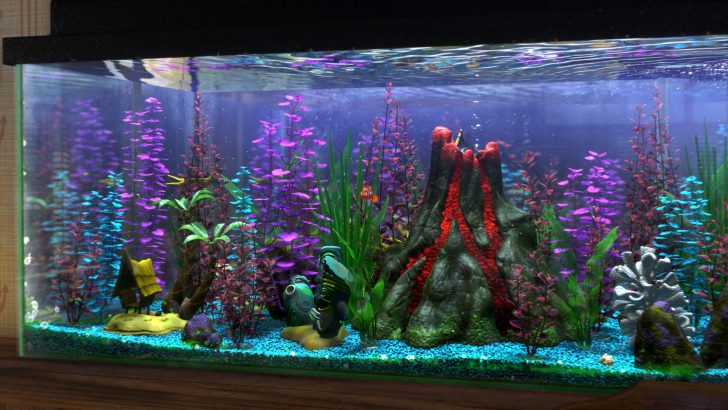 DIY aquarium decoration