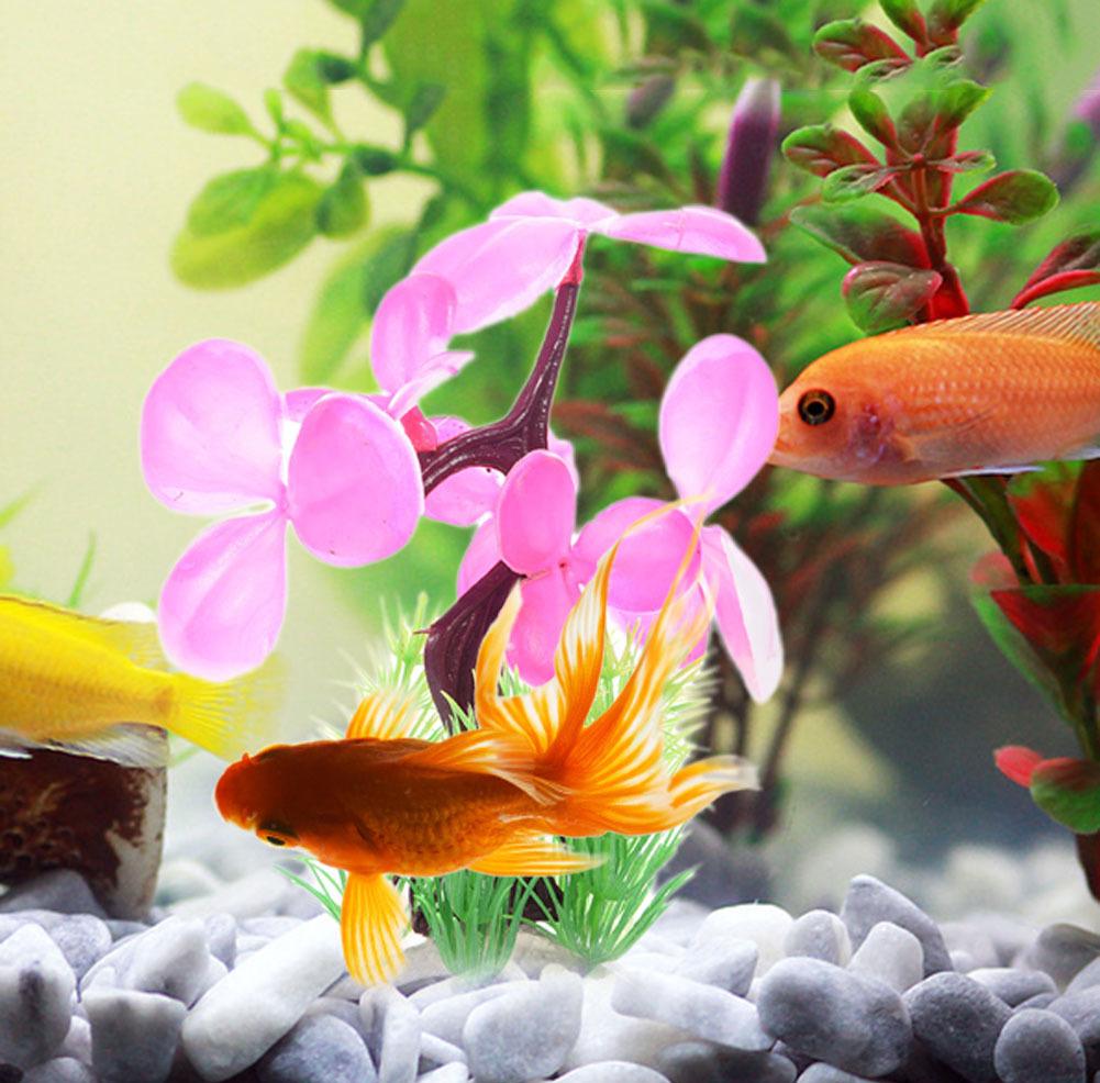 Decor for aquarium flowers