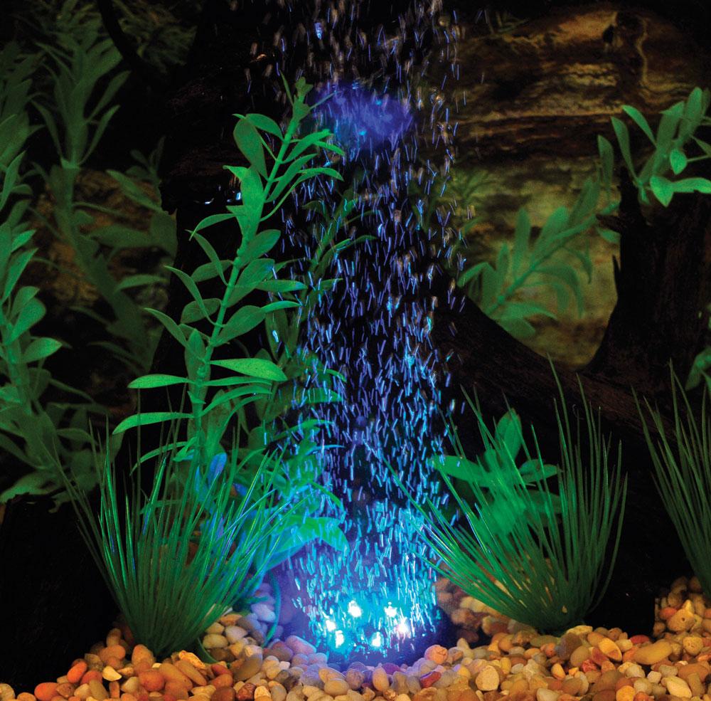 Decorative lighting for the aquarium