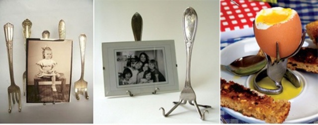 Fork photo stand.