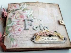 The scrapbooking technique is very interesting, so you should like the idea of ​​making a photo album.