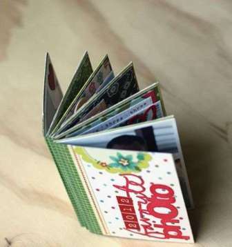 There is another option for making a scrapbook album. Try to repeat the steps from the next workshop.