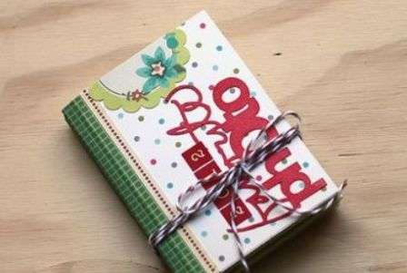 Ideeën voor scrapbooking: fotoalbum met stapsgewijze masterclass